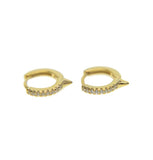 Real 925 Silver Circular Dot Stud Earrings With Plated For Women