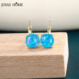 Opal Silver Earrings Delicate Fine Jewelry Ear Accessorie Female Gift