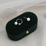 Natural Freshwater Pearl Ear Clips 925 Sterling Silver Earrings for Women Gift
