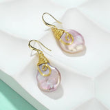 Baroque Pearl Earrings 925 Silver Freshwater Pearls