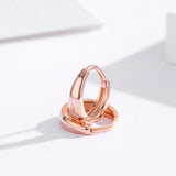 925 Silver Small Huggie Hoop Earrings For Women Men