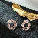 HUAMI Leaf Earrings Wedding Party Jewelry