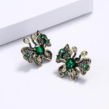 Butterfly Earrings CZ Wedding Party Jewelry