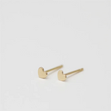14K Filled Tiny Heart Studs Earrings Tarnish Resistant Waterproof Jewelry