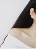 925 Sterling Silver Leaves Stud Earrings For Women Girl