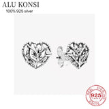 925 Sterling Silver Heart Stars Sea Turtles Pan Earrings Wedding Jewelry