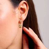 Crystal Diamond Earrings Silver 925 Zirconia Drop Earrings