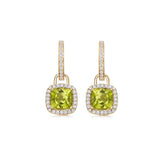 Crystal Diamond Earrings Silver 925 Zirconia Drop Earrings