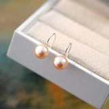 Freshwater Pearl Earrings 925 Silver Jewelry Gift