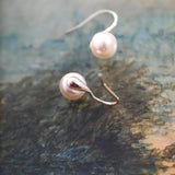 Freshwater Pearl Earrings 925 Silver Jewelry Gift