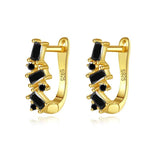 TrustDavis CZ Hoop Earrings Women Anniversary Jewelry DA2850