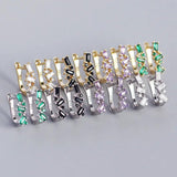 TrustDavis CZ Hoop Earrings Women Anniversary Jewelry DA2850