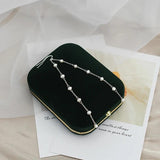 Freshwater Pearl Drop Earrings 925 Silver Tassel Long Jewelry Girls