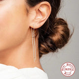 BOHO 925 Silver Earrings S925 Sterling Stud Ear Rings for Women