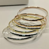 Somilia - Rose Golden Hoop Earrings 925 Sterling Silver Round Earrings for Women
