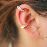 925 Silver Dainty Mini Earrings CZ Star Wedding