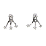 925 Silver Sea Star Stud Earrings for Women