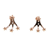 925 Silver Sea Star Stud Earrings for Women