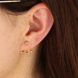 925 Silver Sea Star Stud Earrings for Women