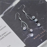 925 Sterling Silver Oval Circle Pendant Earrings