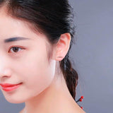 925 Silver Geo Bar Earrings for Women Girls Kids