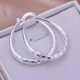 925 Stamp Silver Wedding Hook High Earring Jewelry