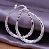 925 Stamp Silver Wedding Hook High Earring Jewelry