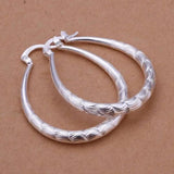 925 Stamp Silver Wedding Hook High Earring Jewelry