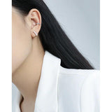 SHANICE S925 Silver Pearl Hoop Earrings Bohemian Wedding Jewelry