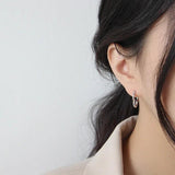 SHANICE S925 Sterling Silver Love Female Earrings