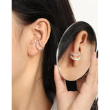 SHANICE 925 Silver Ear Cuff Non Pierced Clip Earring