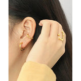SHANICE INS 925 Silver X Stud Earrings Stylish Jewelry