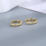 S925 Silver Classic Hoop Earrings Small Circle Hip Hop Jewelry