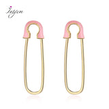 925 Silver Pink Pin Earrings for Women