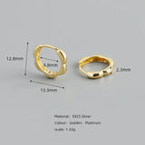 925 Silver Boho Ethnic Earrings 18k Plated Joyas Para Damas