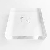 Cross Pave Faith Stud Earrings Zirconia Vintage Jewelry