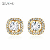 S925 Sterling Silver Earring 4mm Zircon Stud Earrings