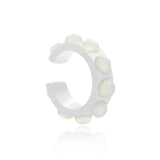 Moonnory 925 Silver Opal Clip Earring Romantic Ear Cuff No Piercing