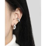 925 Sterling Silver U-shaped Ear Cuff Non Pierced Clip Earring