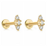 925 Sterling Silver Stud Earrings for Women - Jewelry Accessory