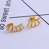 Gold-Plated Weekly Earrings for Women