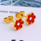 Gold-Plated Weekly Earrings for Women