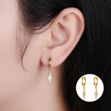 925 Sterling Silver Zircon Lightning Earring