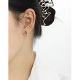 925 Sterling Silver 4A Zircon Stud Earrings for Women