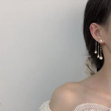 Tassel Earrings For Women Summer Long Ear Stud Accessories