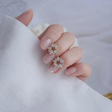 Micro Inlaid Cubic Zircon Earrings Romantic Jewelry