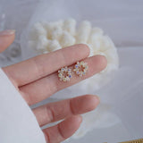 Micro Inlaid Cubic Zircon Earrings Romantic Jewelry