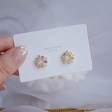 Micro Inlaid Cubic Zircon Earrings Romantic Jewelry