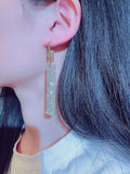 Geometry Drop Earrings Brilliant Jewelry Pendant