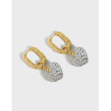 925 Silver Opal Star Moon Drop Earring Bohemian Style Woman Girl Ear Jewl